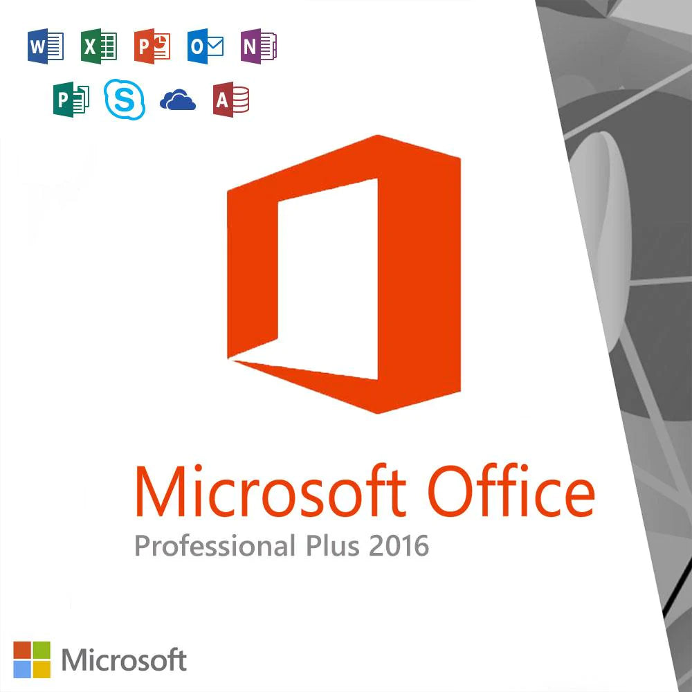 Microsoft Office Professional Plus 2016 For Windows – 1 PC